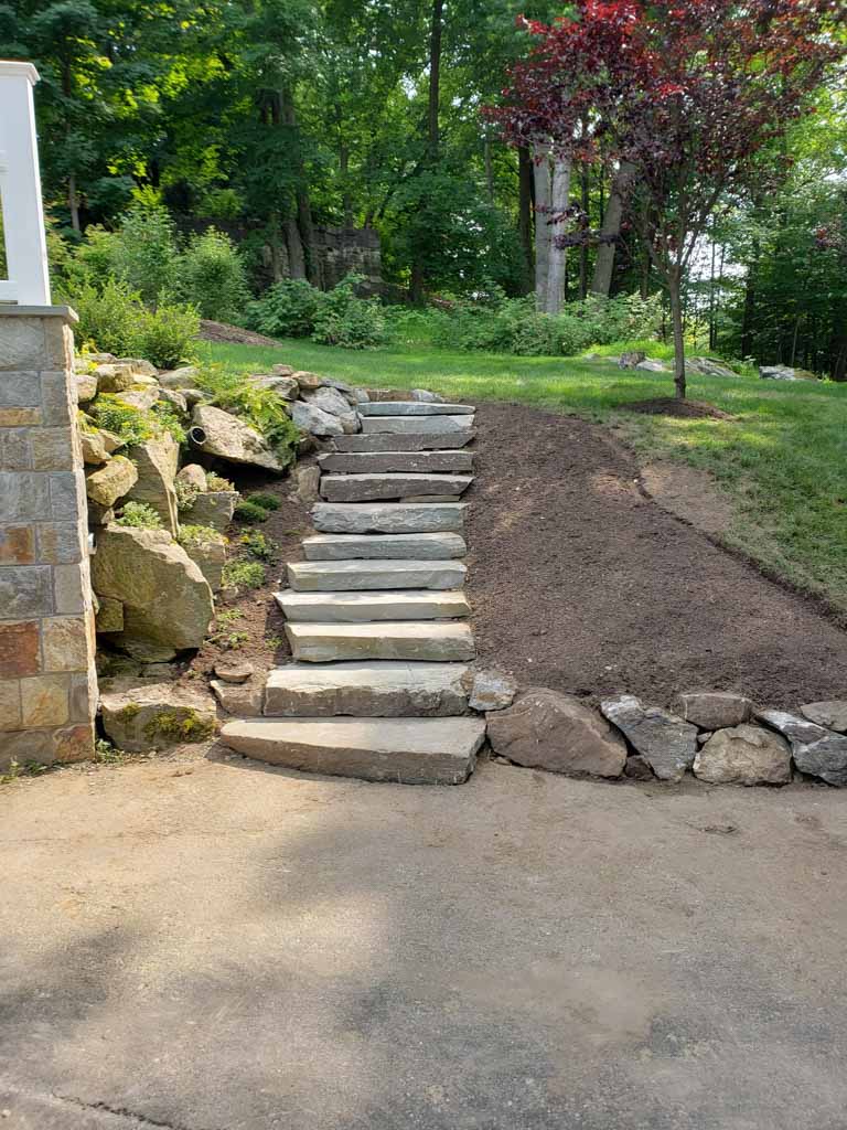 Stone Stairway by MG's Lawn Green